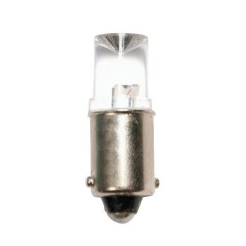 Lampa 12V BA9S (T4W) 1 LED dióda, lila színű - párban