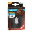 Lampa 12V SV8,5-8 8 LED dióda 13x44mm, kék színű