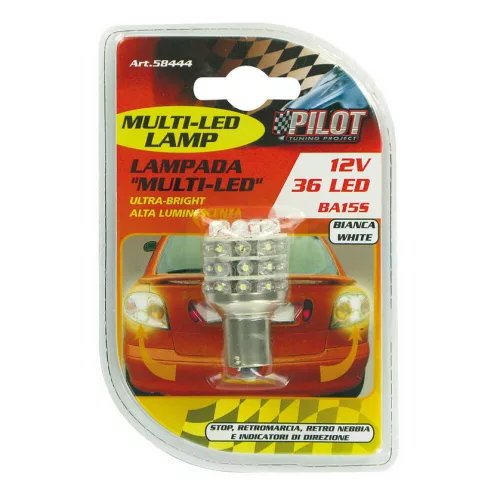 Lampa 12V BA15S (P21W), fehér színű