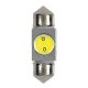 Lampa 12V SV8,5-8 sofita, 10x31mm 1 SMD, fehér színű,