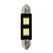 Lampa 12V SV8,5-8 sofita, 10x42mm 2 SMD, fehér színű,