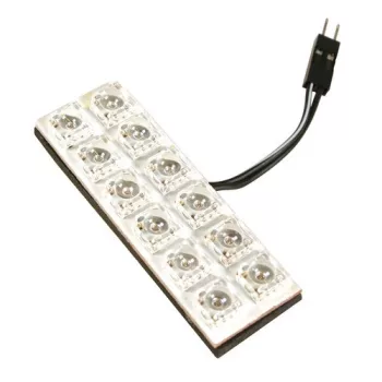 Lampa 12V, 12 SMD LED panael, 20x60mm, kék színű