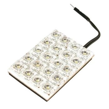 Lampa 12V SMD 20 LED panael, 35x50mm,piros színű 12V