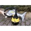 Lampa autóporszívó, hordozható, 12V, 160W - fekete-sárga