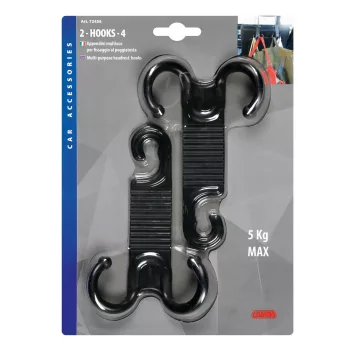 Multi tartó fejtámlára - 2 kampóval