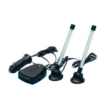   Neon belsővilágítás zeneérzékelővel - 12V - zöld - 2db