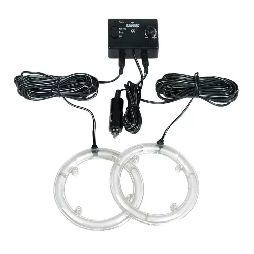 Lampa NR-10 - neon gyűrű hangszóróhoz - 10cm - lila - 12V