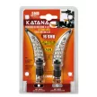 Lampa „Katana” LED-es motorkerékpár index – karbon - párban
