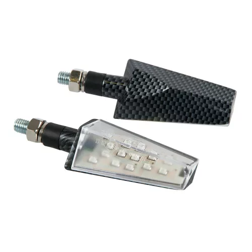 Lampa Duke LED-es motorkerékpár index – karbon