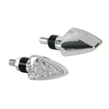 Lampa Arrow LED motorkerékpáros index – króm - párban