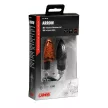 Lampa Arrow LED motorkerékpáros index – sárga, karbon - párban