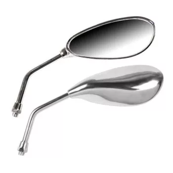   Lampa NAKED motorkerékpáros visszapillantó tükör – króm - párban