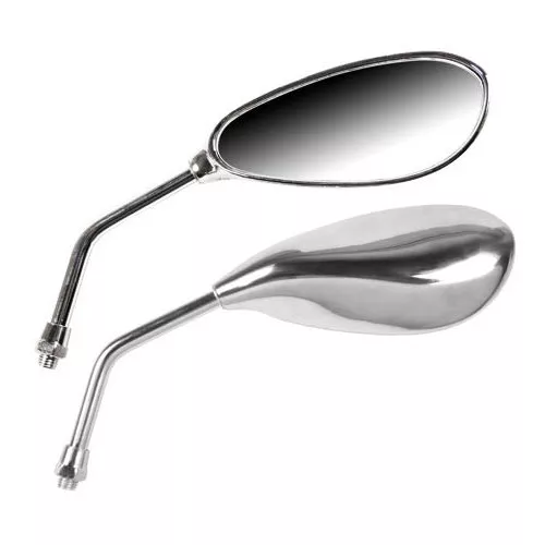 Lampa NAKED motorkerékpáros visszapillantó tükör – króm - párban