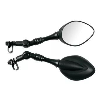   Lampa „T-Logic” motorkerékpáros visszapillantó tükör – fekete - párban