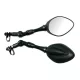Lampa „T-Logic” motorkerékpáros visszapillantó tükör – fekete - párban