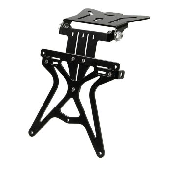 Lampa Aero-X motorkerékpár rendszám tartó - fekete