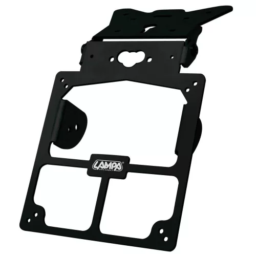 Lampa Xtreme motorkerékpár rendszám tartó - Fekete