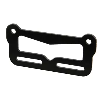 Lampa alumínium rendszámtartó fekete