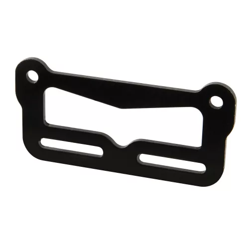 Lampa alumínium rendszámtartó fekete