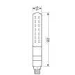 Lampa Line SQ motoros Index, előre - ledes - 12V