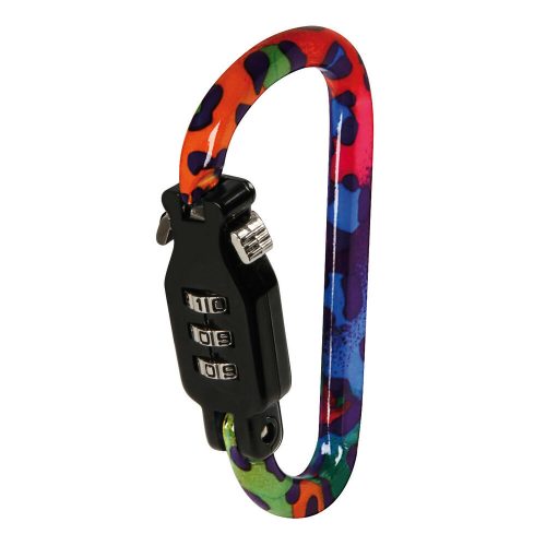 Lampa Guliver számzáras karabiner - fekete/piros