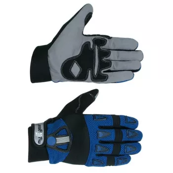   LAMPA "Tough" motorkerékpáros versenykesztyű - kék/fekete - L