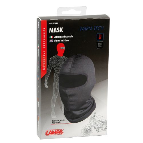 LAMPA "Mask-Pro" motorkerékpáros mikroszálas téli maszk / balaklava