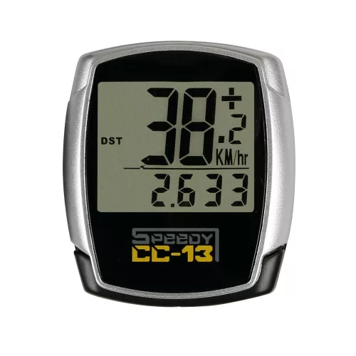 CC-13 kerékpár computer - 13 funkciós - vezetékes