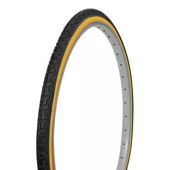 Kerékpár külső gumi - 26X1 3/8 - fekete/sárga