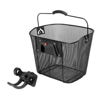 Kerékpáros kosár - fekete