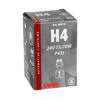 Lampa H4 halogén izzó - 24V 75/70W - 1db