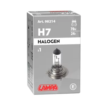 Lampa H7 halogén izzó - 24V 70W - 1db
