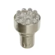 Lampa 24V BA15S 12 LED dióda, piros színű