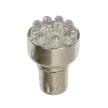 Lampa 24V BAY15D (P21/5W) 12 LED dióda, fehér színű