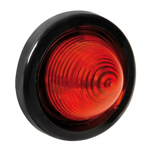 9 LED-es szélességjelző -24V- piros, kerek - 70mm - PR8