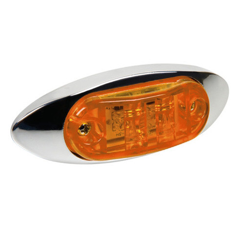LED-es ovál szélességjelző - 24V - sárga - L1