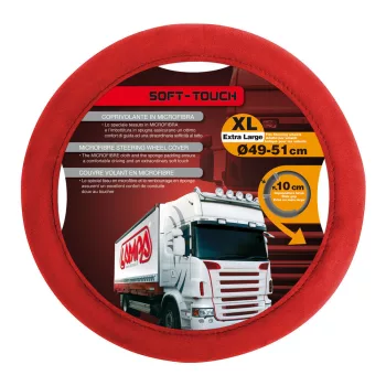 Lampa Kormányvédő Soft Touch, 49-51cm - piros