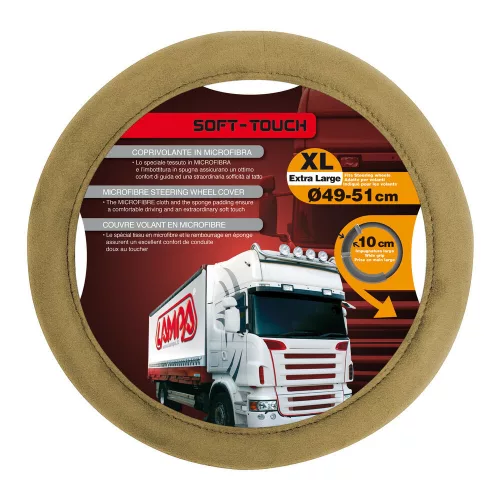 Lampa Kormányvédő Soft Touch, 49-51cm - bézs