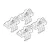 NORDRIVE Fitting Kit 3 csomagtartó talpszett