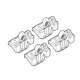 NORDRIVE Fitting Kit 10 csomagtartó talpszett