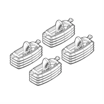 NORDRIVE Fitting Kit 20csomagtartó talpszett