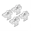NORDRIVE Fitting Kit 21csomagtartó talpszett