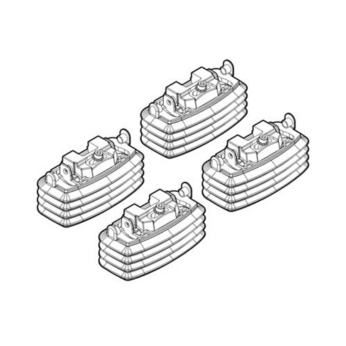 NORDRIVE Fitting Kit 27 csomagtartó talpszett