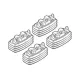 NORDRIVE Fitting Kit 27 csomagtartó talpszett