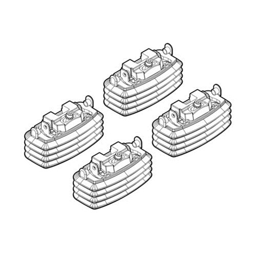 NORDRIVE Fitting Kit 30 csomagtartó talpszett