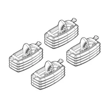 NORDRIVE Fitting Kit 31 csomagtartó talpszett