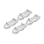NORDRIVE Fitting Kit 36 csomagtartó talpszett