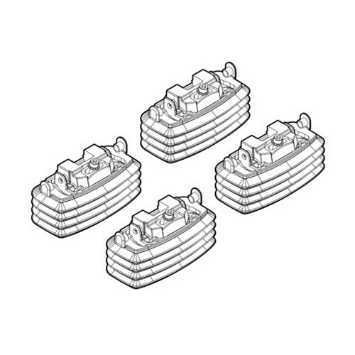 NORDRIVE Fitting Kit 43 csomagtartó talpszett