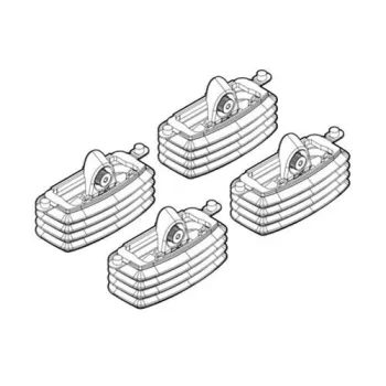 NORDRIVE Fitting Kit 53 csomagtartó talpszett