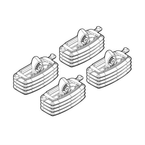 NORDRIVE Fitting Kit 53 csomagtartó talpszett